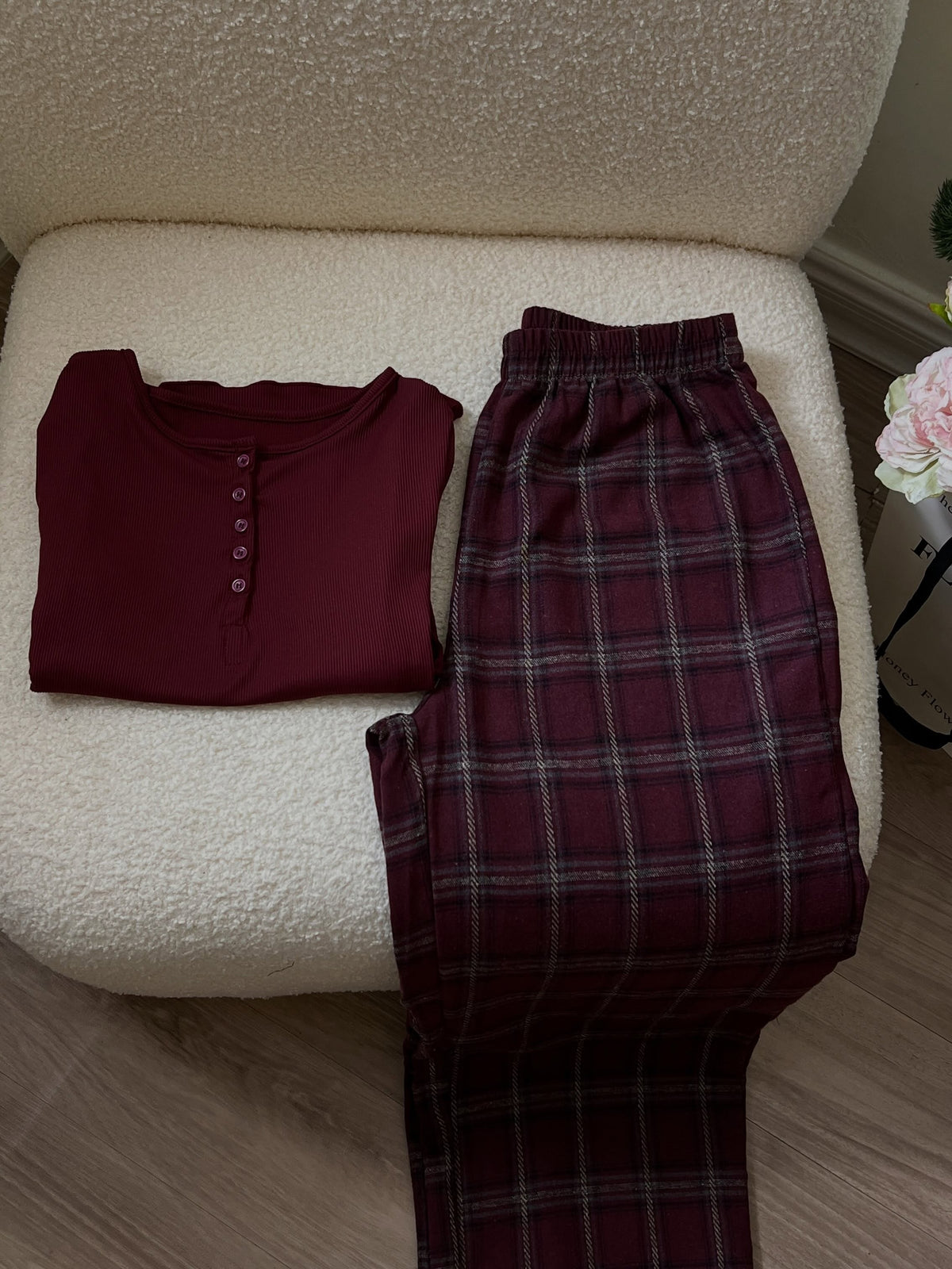Pyjama à carreaux