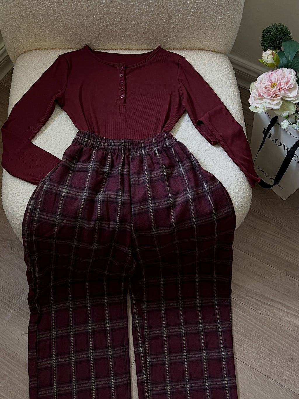 Pyjama à carreaux