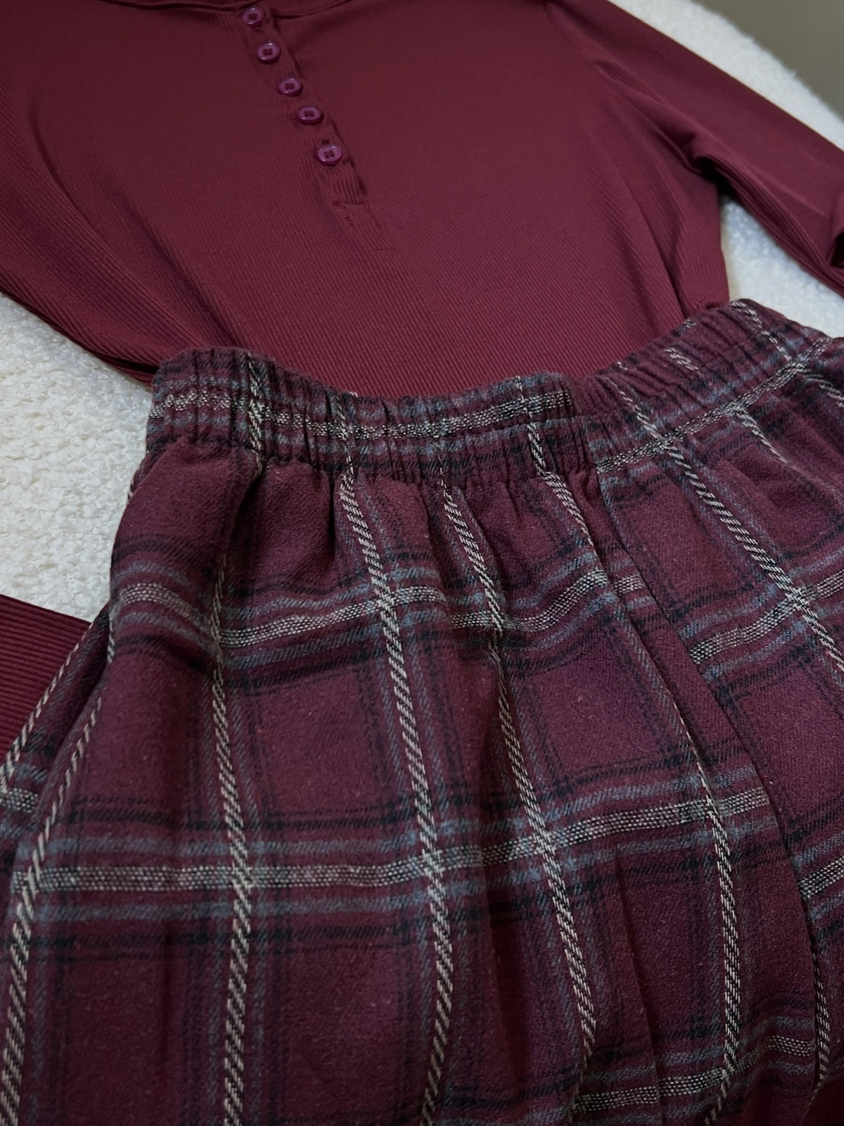 Pyjama à carreaux