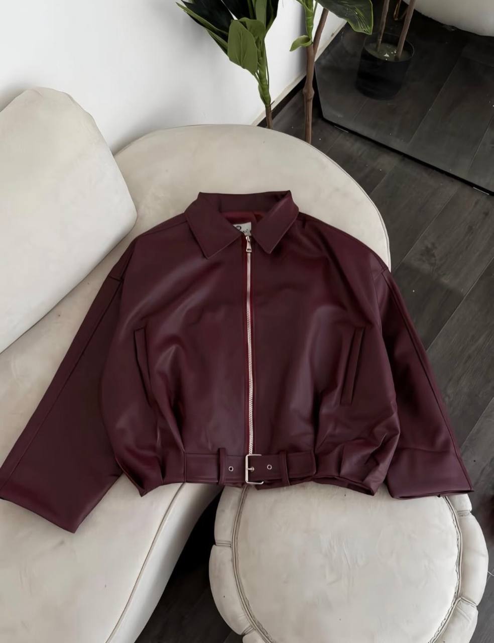 veste cuire