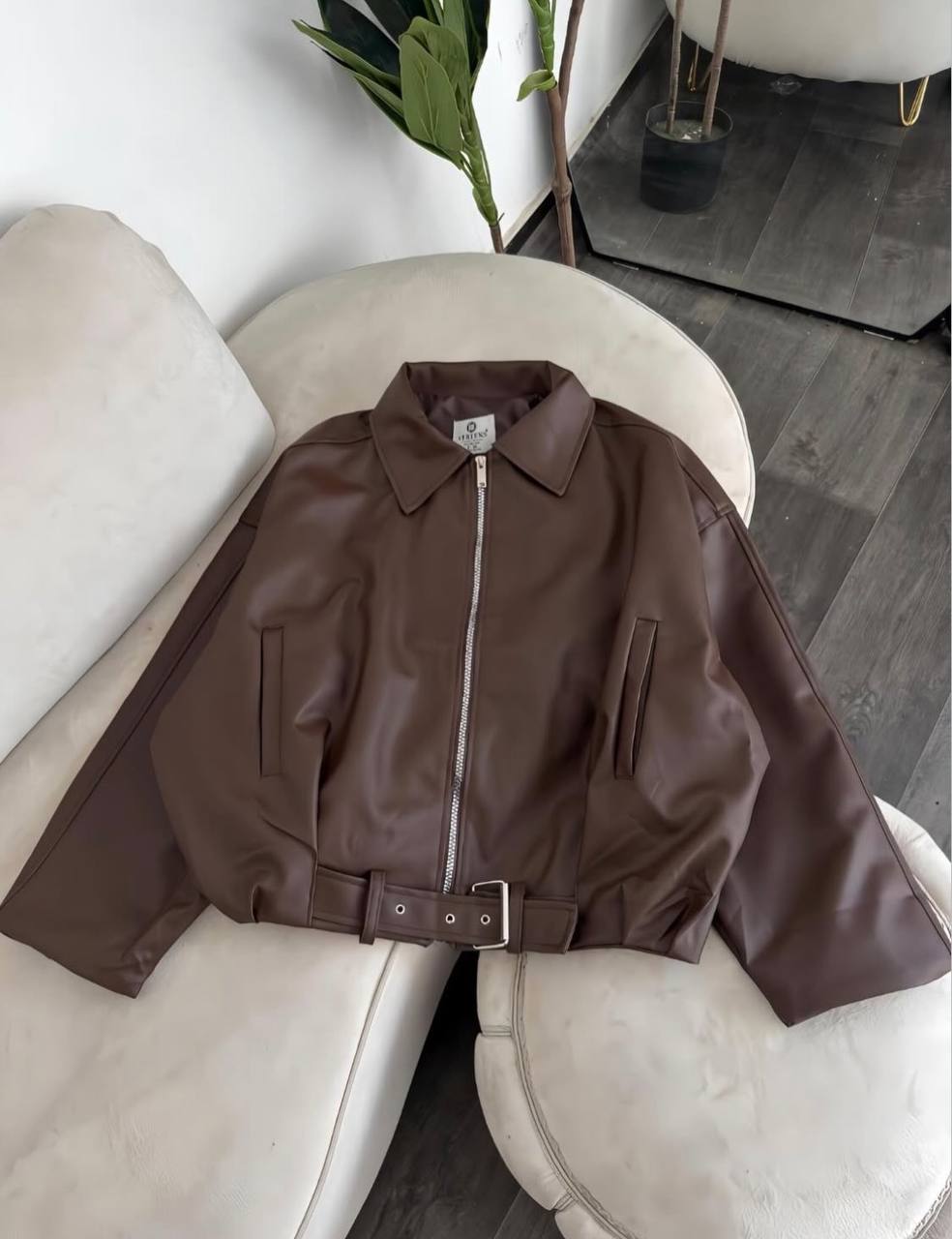 veste cuire